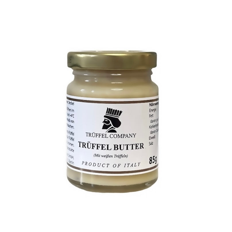 Italienische Trüffelbutter mit 5% echtem weißen Trüffel (85g Glas)